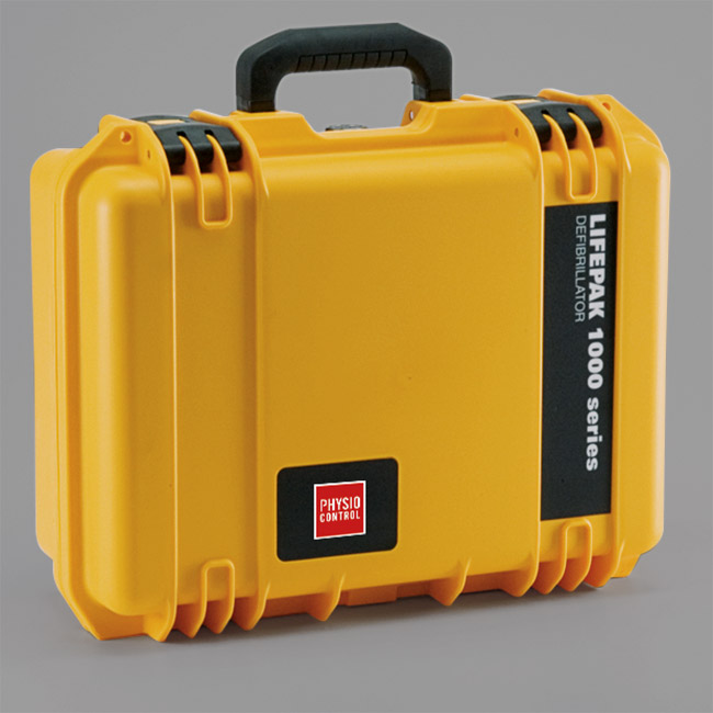PHYSIO-CONTROL Hard Shell, Water-tight Carrying Case for LIFEPAK 1000 AED (11260-000023)