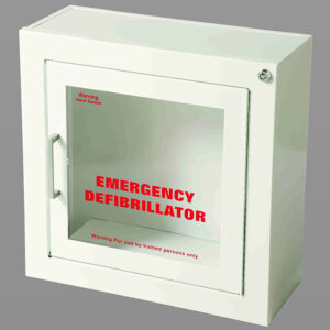 AED Wall Cabinet-White Finish, Surface mount (TL1)