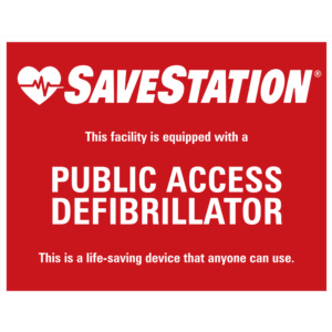 SaveStation Entry Door Sticker 55400